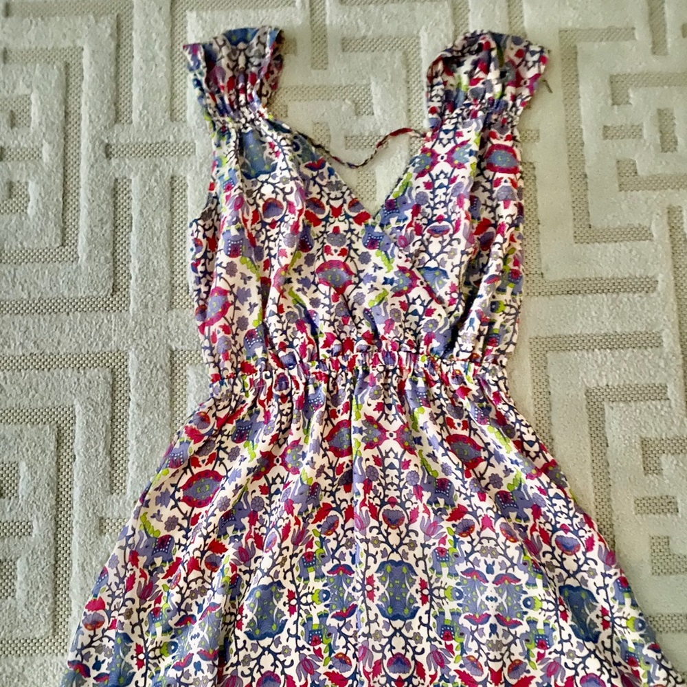 🐘Lovers - boho cute mini dress w elephant print